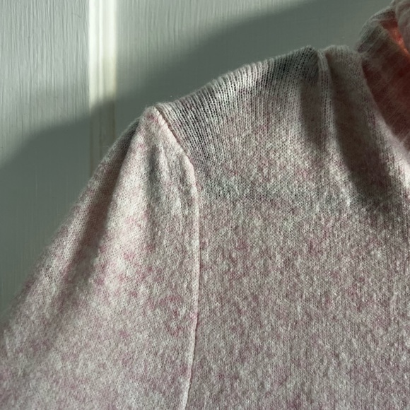 JCrew Factory Puff Sleeve Turtleneck Sweater - Picture 2 of 4